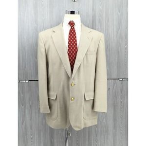 John Weitz Men's 2 Gold Button‎ Blazer Size 44L